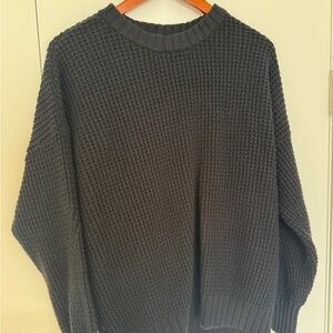 American Eagle Outfitters Black Crewneck Sweater Size S